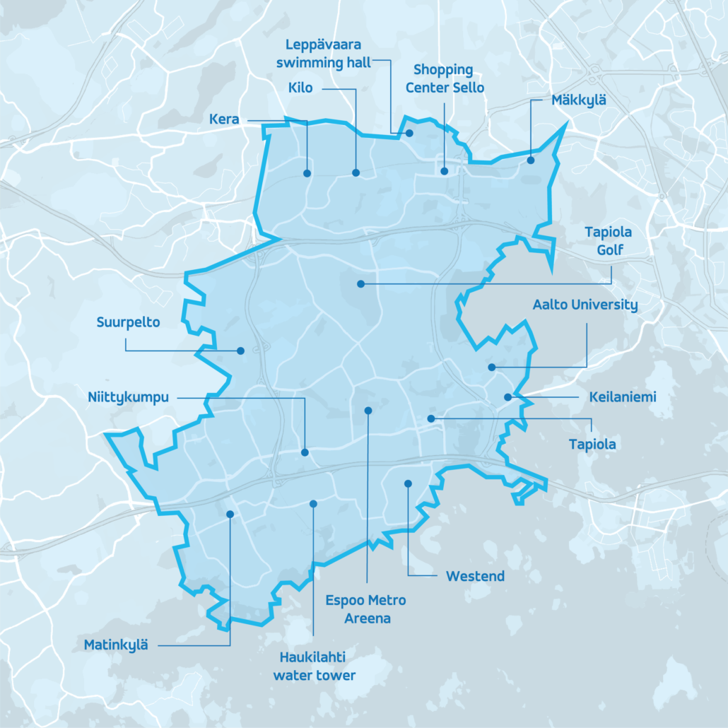 Espoo Metro Map